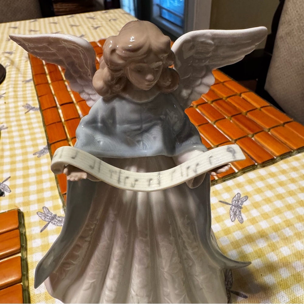 Vintage Lladró ángel tree topper